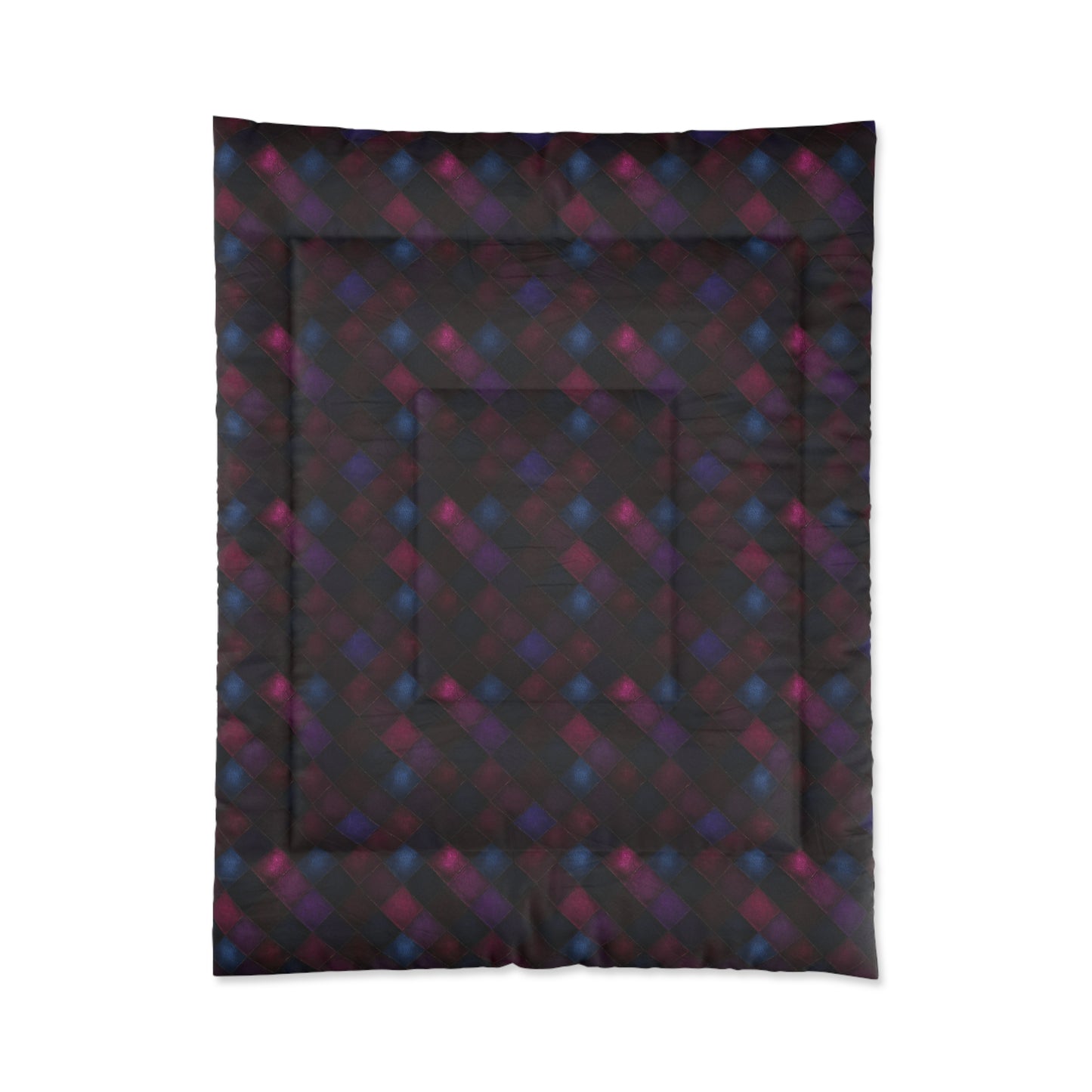 Velvet Patchwork Print Basic Bedding Set