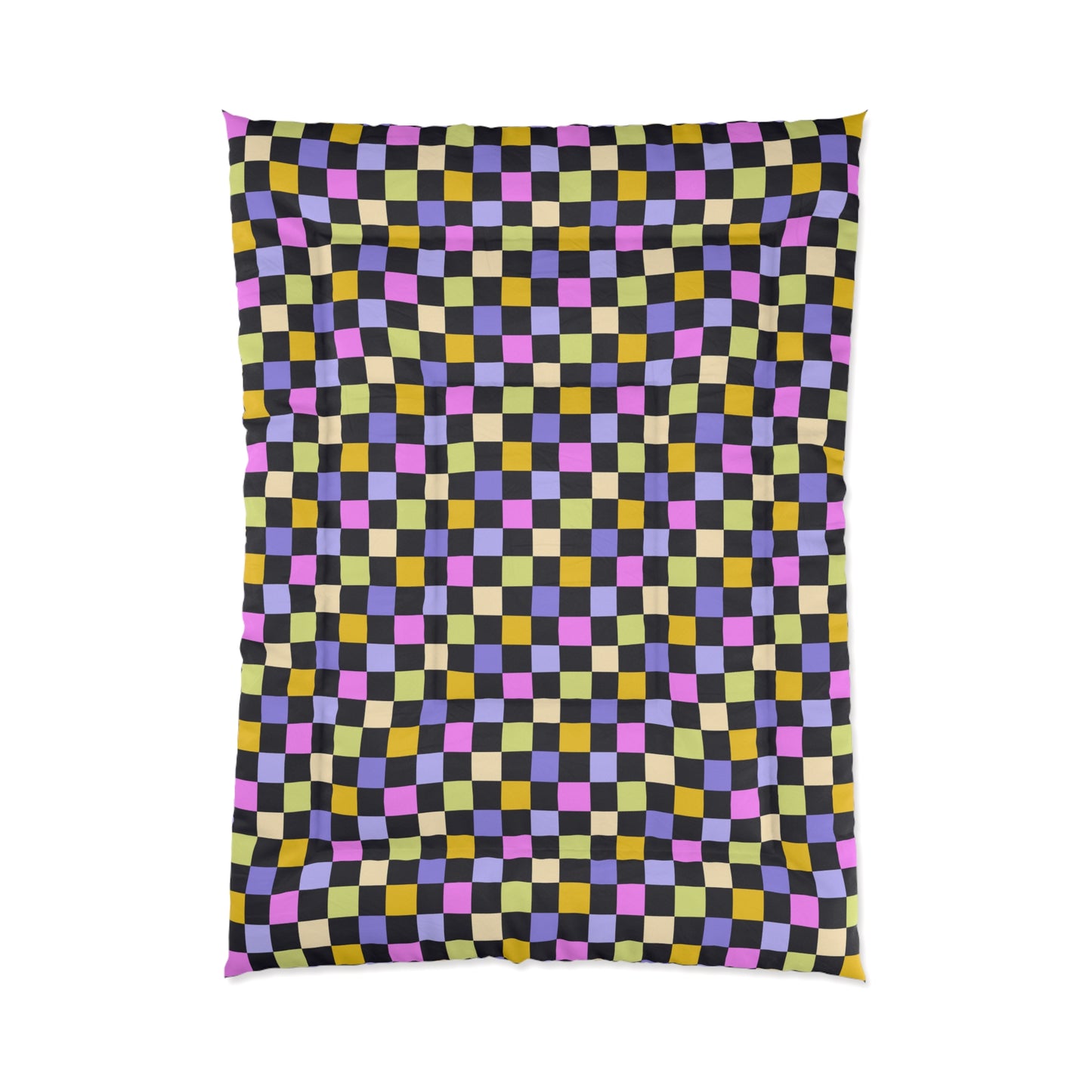 Joyful Checkerboard Comforter