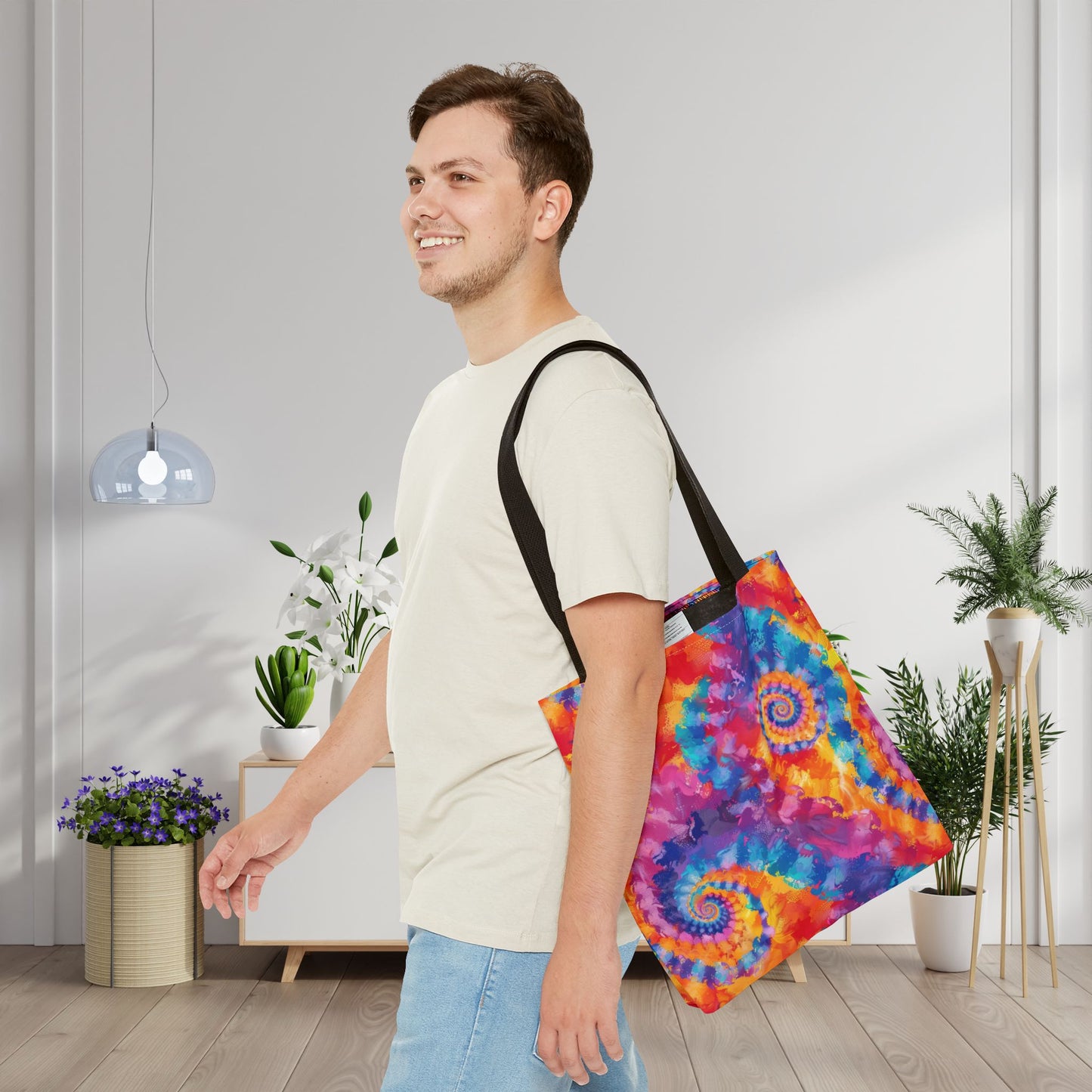Rainbow Rebel Canvas Tote Bag