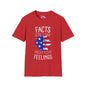Facts Don't Care About Your Feelings American Flag Adult T-shirt