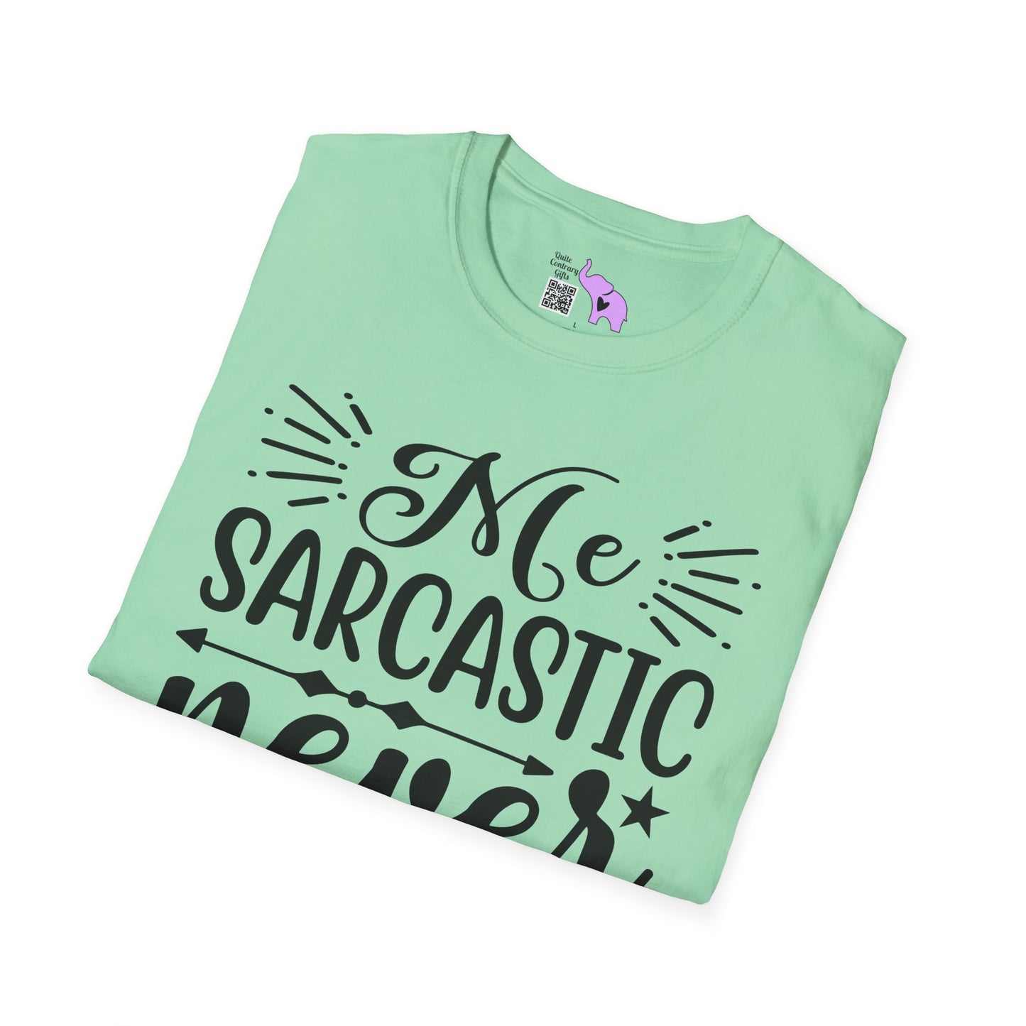 Me Sarcastic Never Adult T-shirt