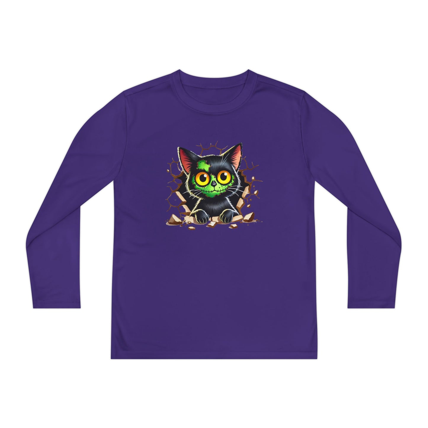 Zombie Kitty Youth Long Sleeve Tee