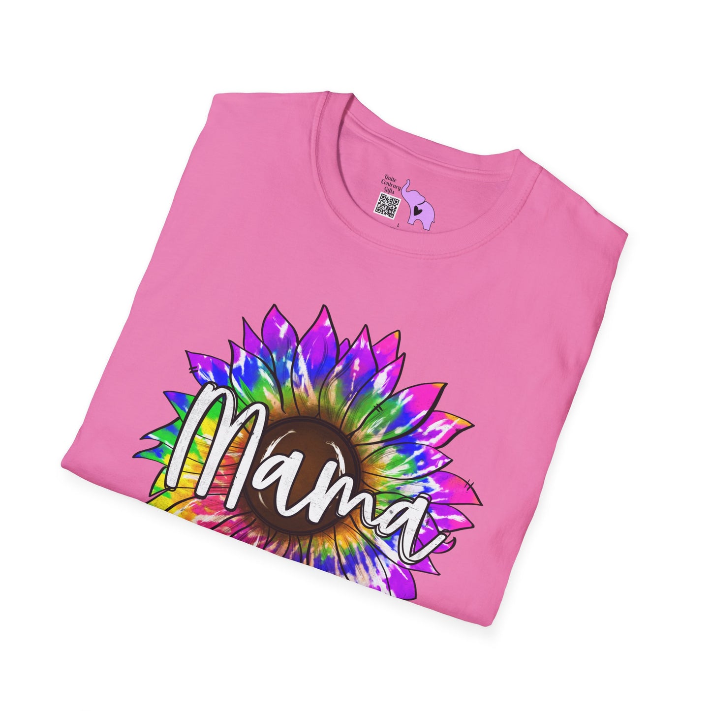 Mama Colorful Sunflower Adult T-shirt