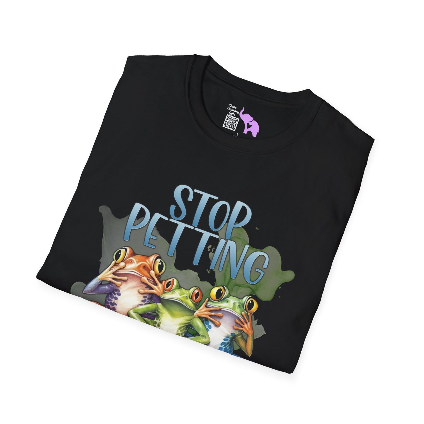 Stop Petting My Peeves (Frogs) Adult T-shirt