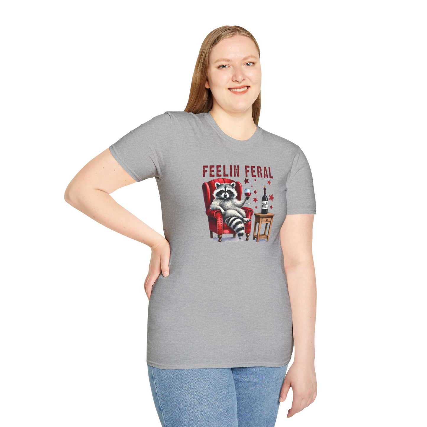 Feelin Feral (Wine) T-shirt