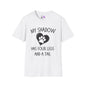 My Shadow Has Four Legs and a Tail Adult T-shirt