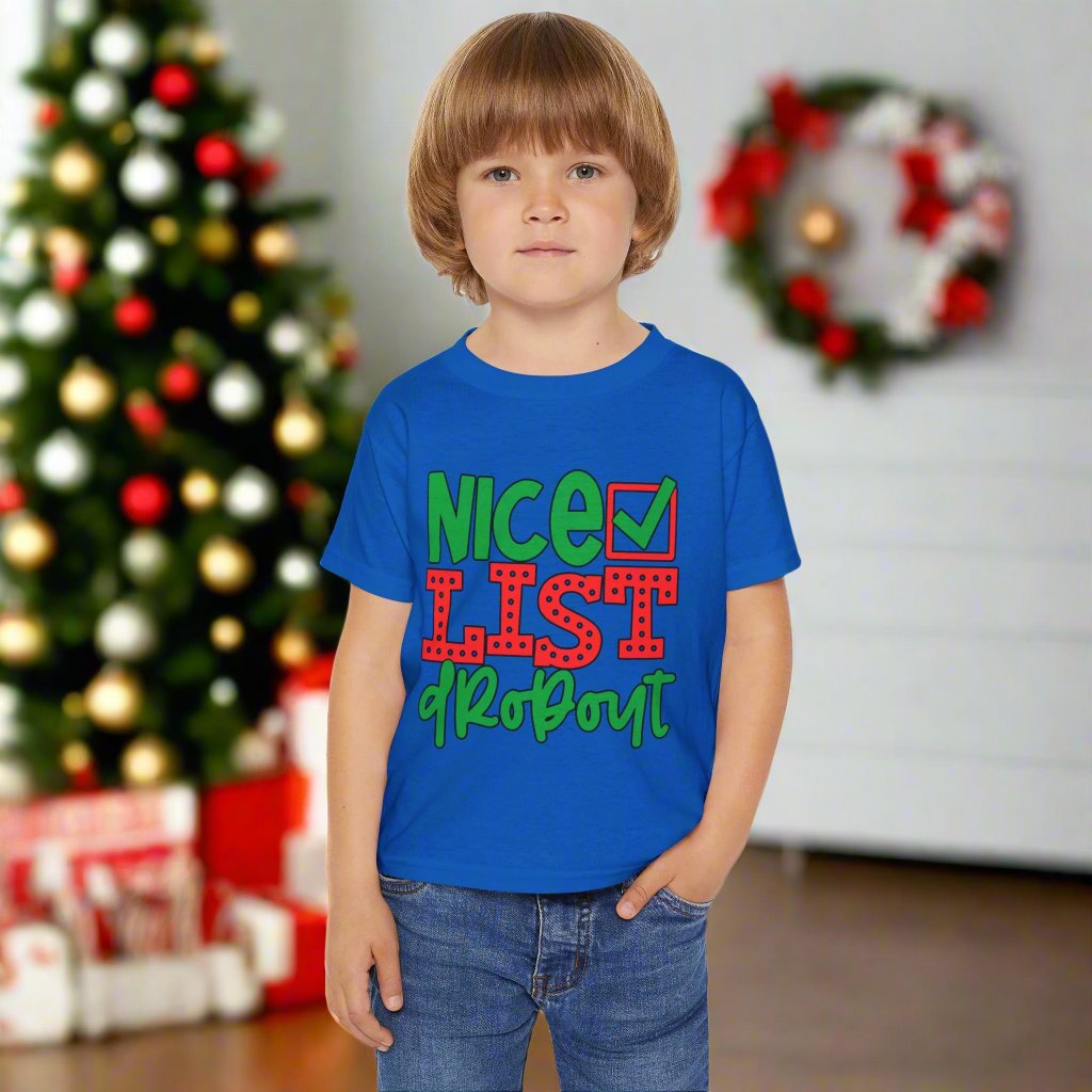 Nice List Dropout Heavy Cotton™ Toddler T-shirt