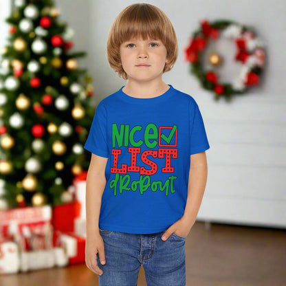 Nice List Dropout Heavy Cotton™ Toddler T-shirt