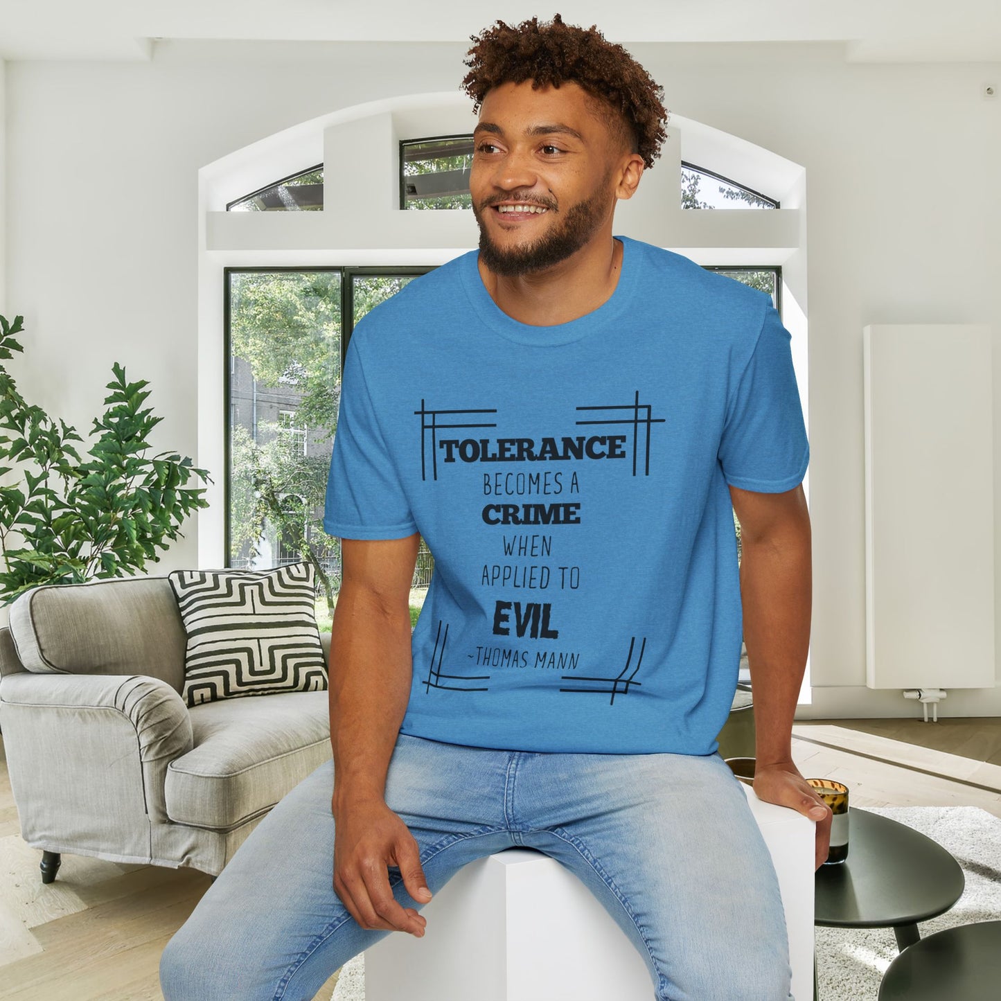 Tolerance Becomes A Crime When Applied to Evil Adult T-shirt