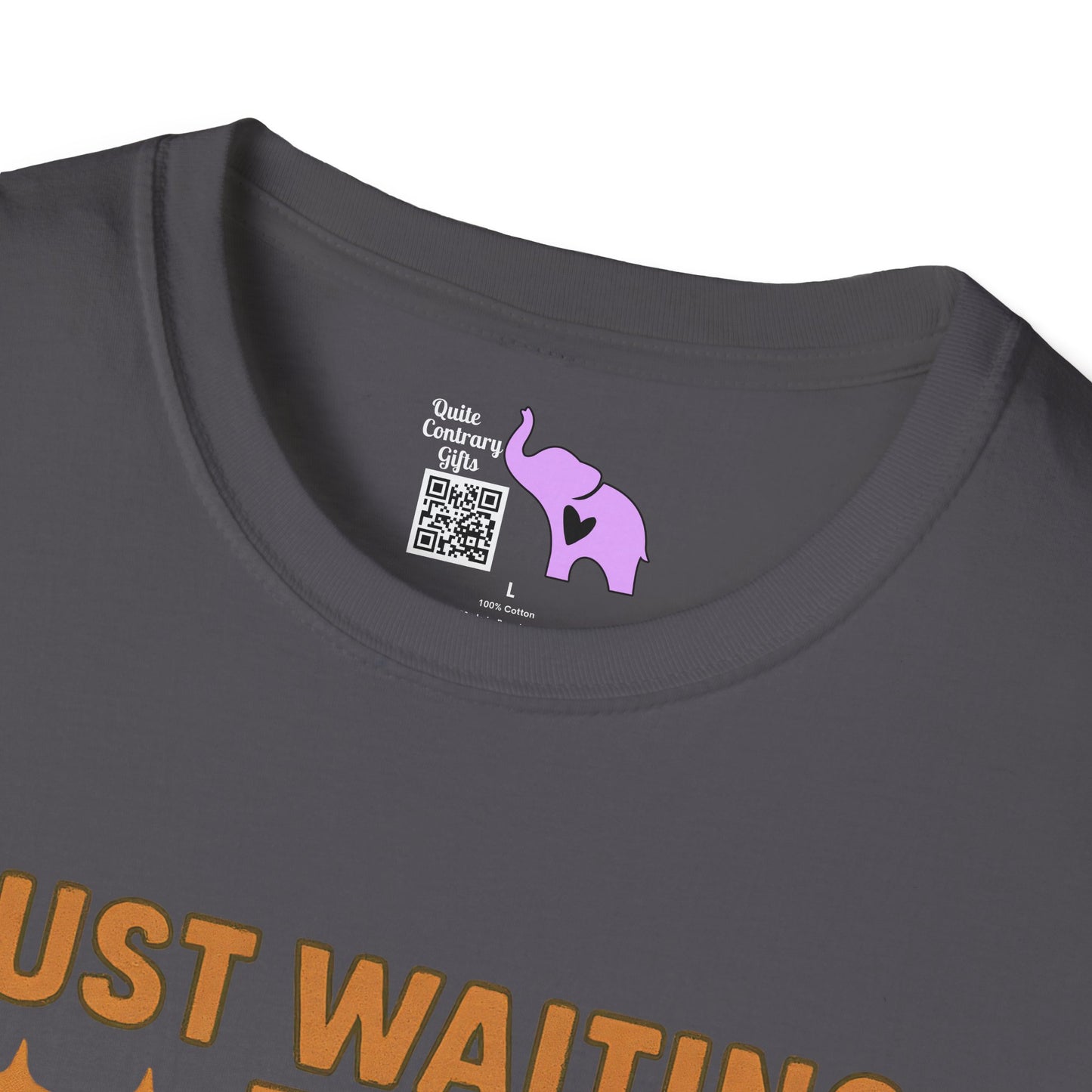 Just Waiting For Halloween Adult T-shirt
