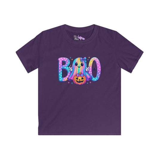 Pastel Boo Kids Softstyle Tee