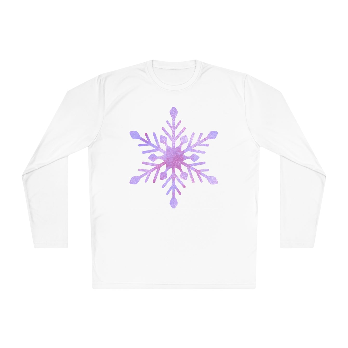 Large Snowflake Adult Long Sleeve Tee