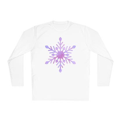 Large Snowflake Adult Long Sleeve Tee