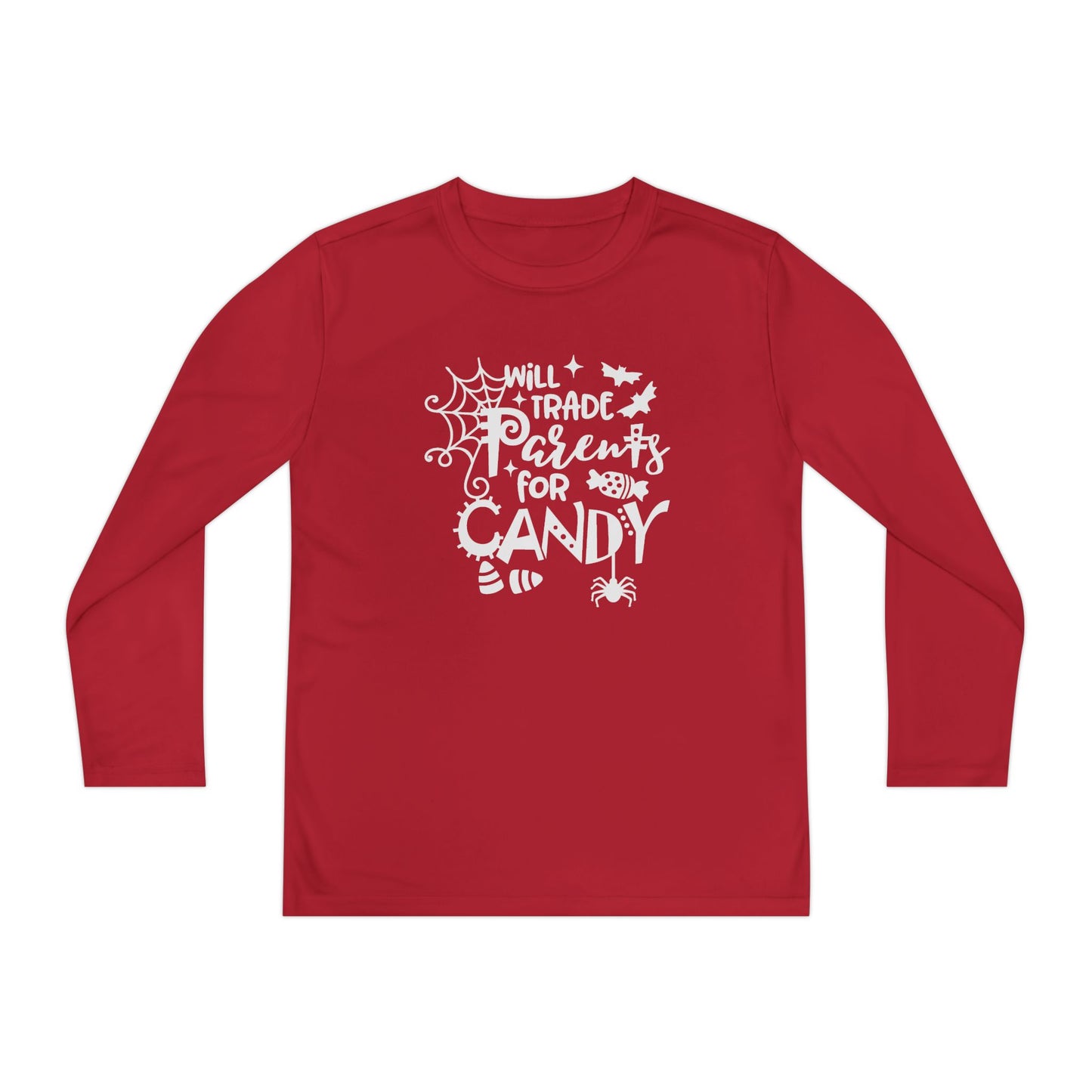 Will Trade Parents For Candy Youth Long Sleeve Tee