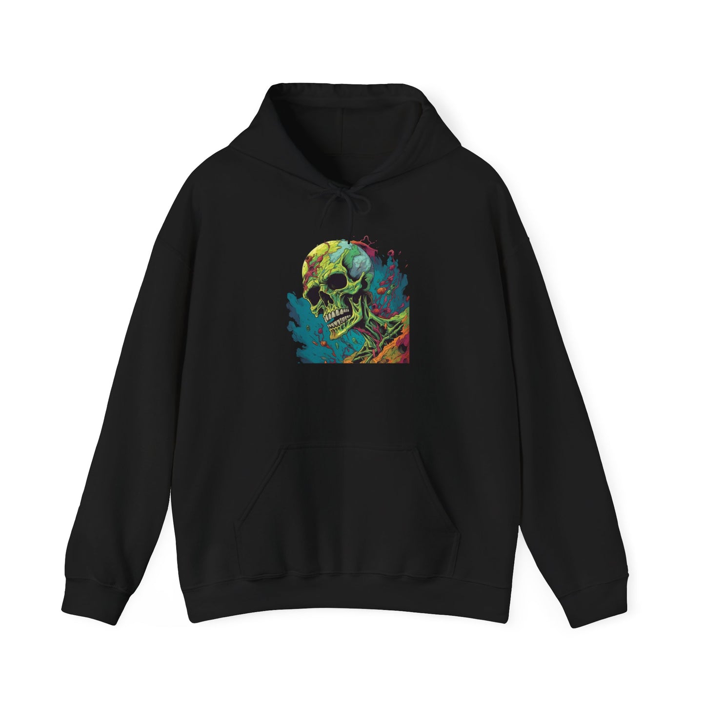 Surreal Skullscape Heavy Blend™ Hooded Sweatshirt