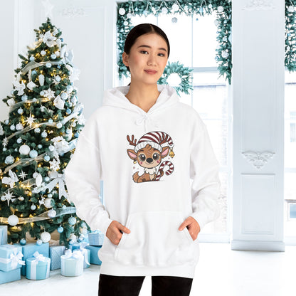 Santa's Little Deer Adult Heavy Blend™ Hoodie