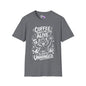 ""Coffee Makes Me Feel Alive and Slightly Unhinged (Cat) Adult T-shirt