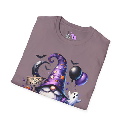 Trick or Treat Witchy Gnome Adult T-shirt