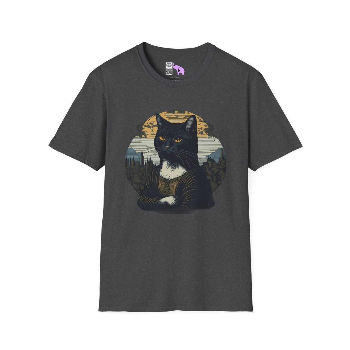 Meow Lisa Adult T-shirt