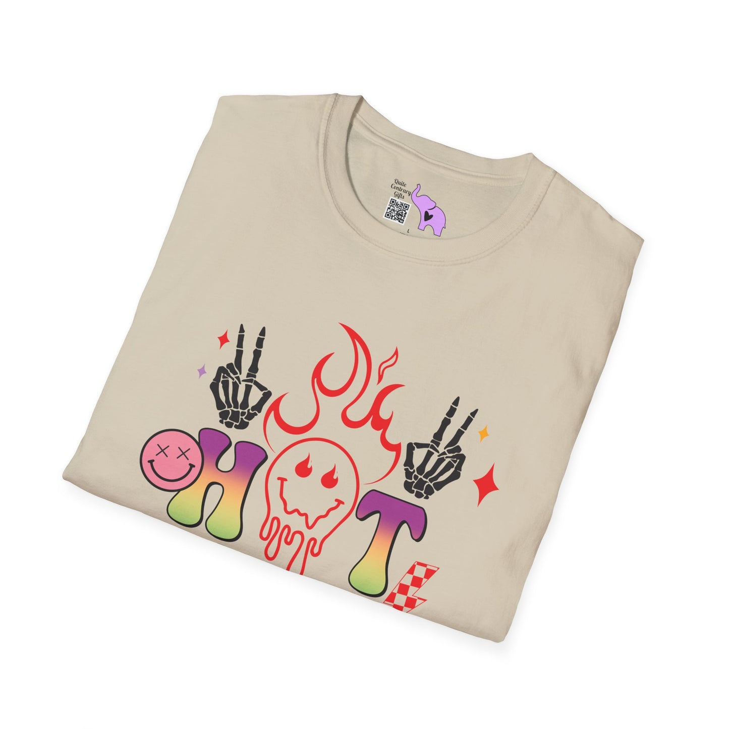 Hot Mess Mama Adult T-shirt