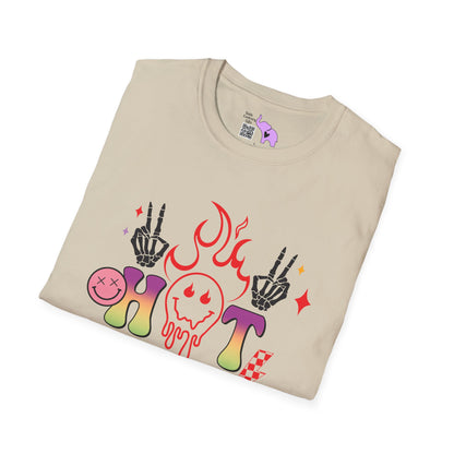 Hot Mess Mama Adult T-shirt