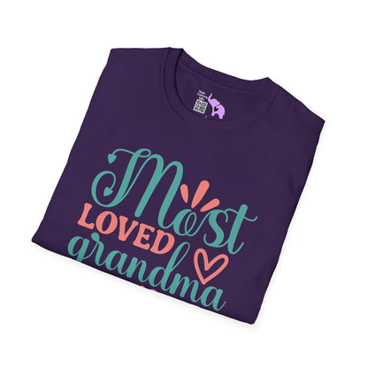 Most Loved Grandma Adult T-shirt