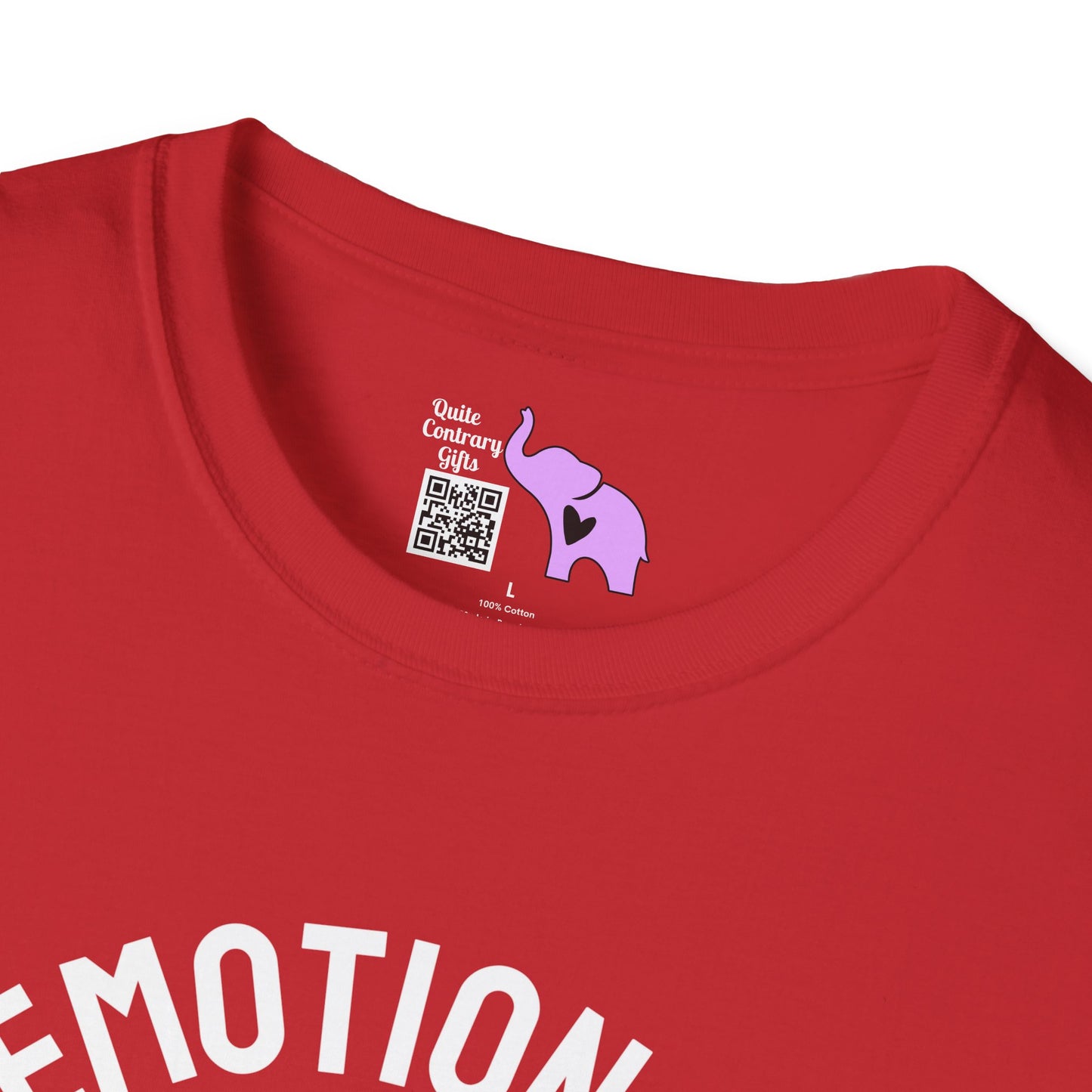 Emotional Support Husband Do Not Pet Adult T-shirt