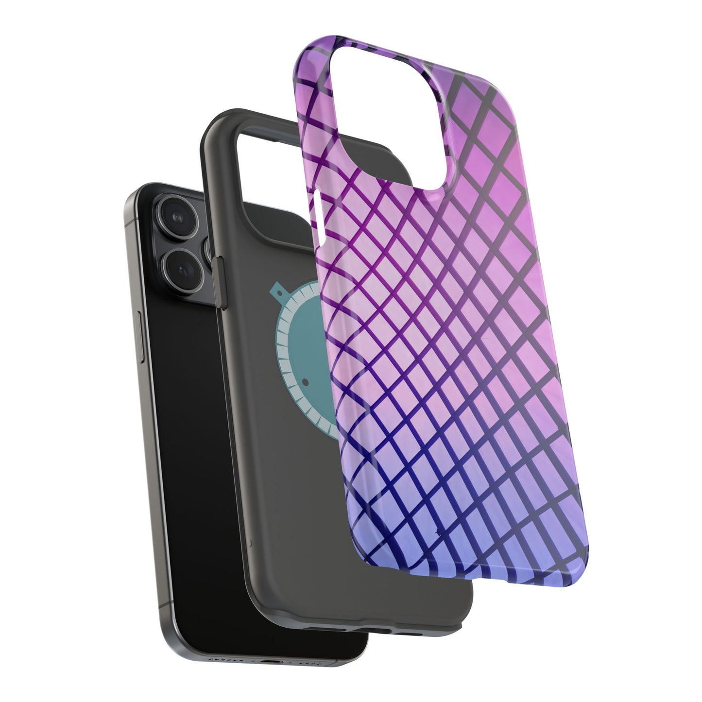 Midnight Mist Mosaic MagSafe® Compatible Tough Case for iPhone