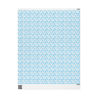 Baby Boy Keepsakes Wrapping Paper
