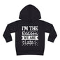 I'm The Reason We Are Late Toddler Hoodie