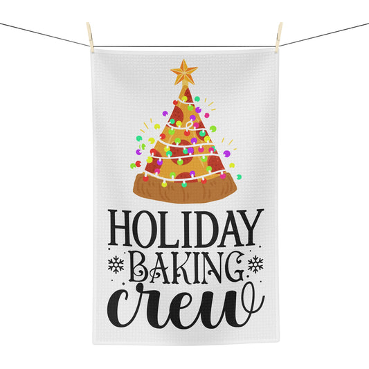 Holiday Baking Crew Microfiber Tea Towel