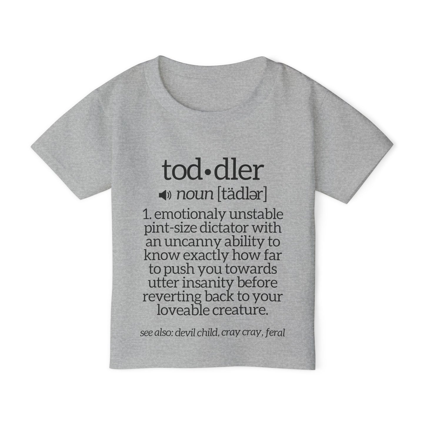 Funny Toddler Definition Heavy Cotton™ Toddler T-shirt