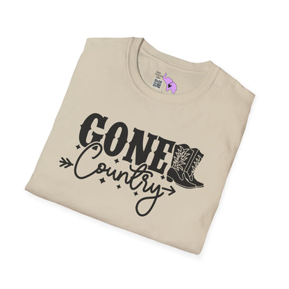 Gone Country Adult T-shirt