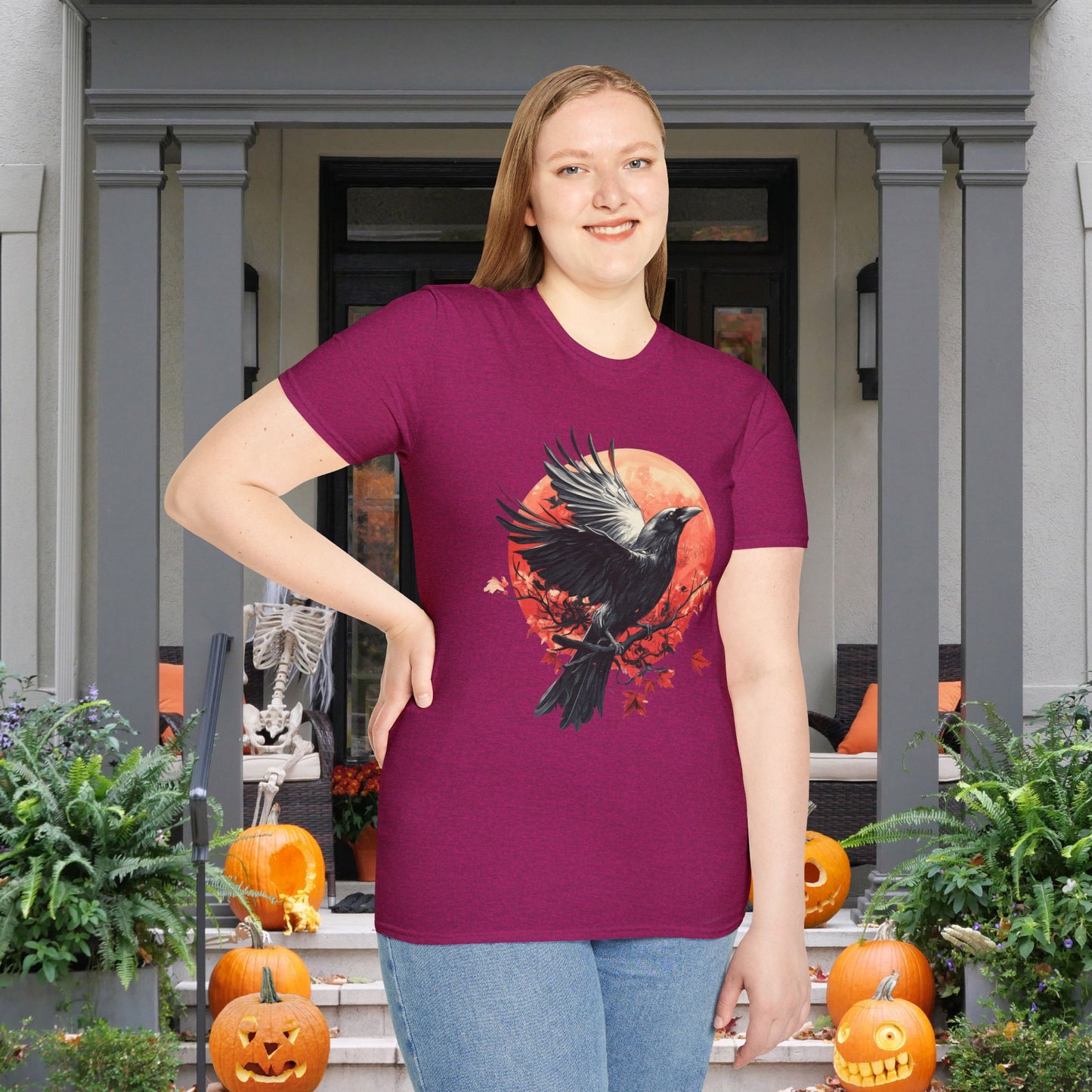 Halloween Crows 3 Adult T-shirt