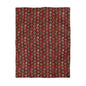 Majestic Crimson Daisies Microfiber Duvet Cover