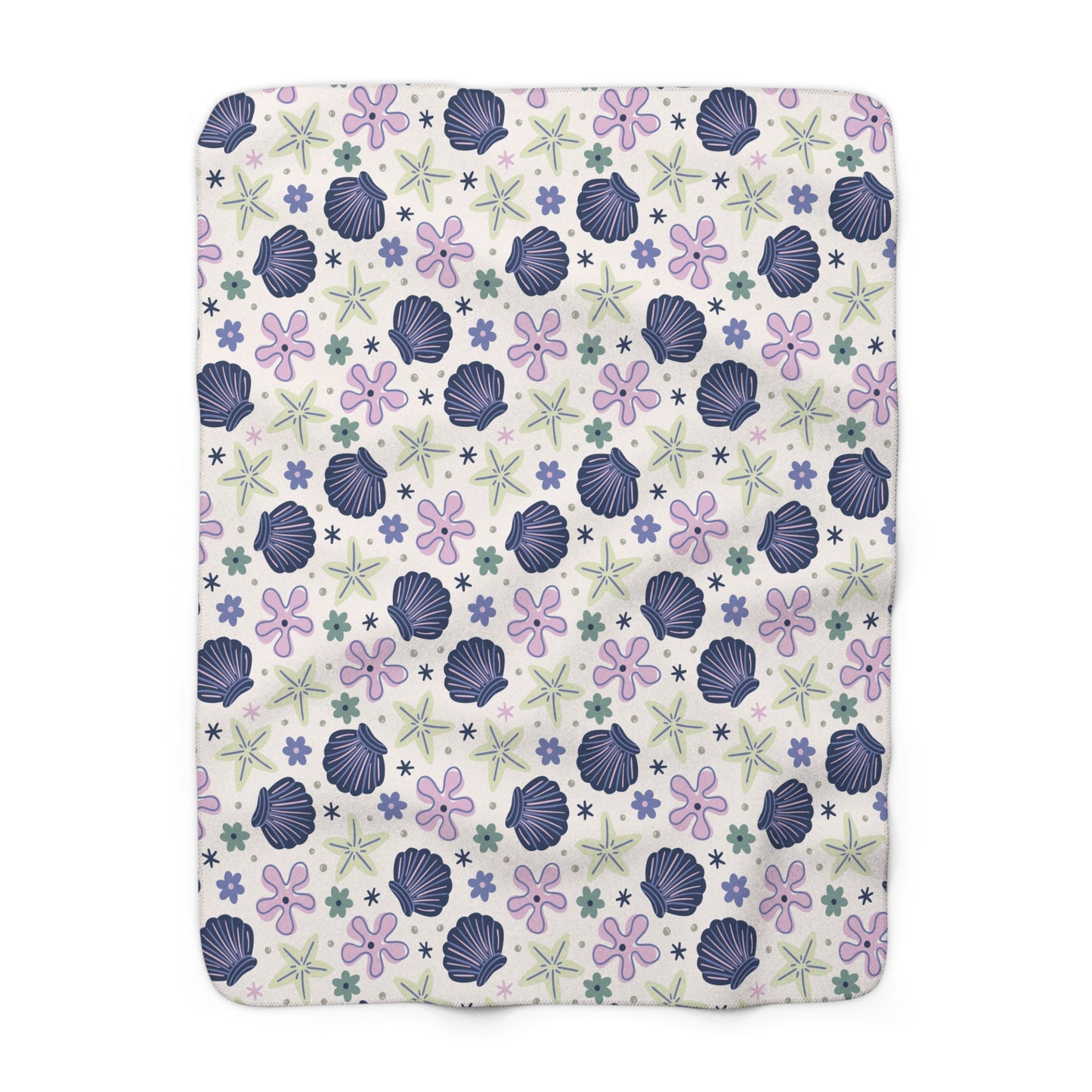 Shellflower Cove Fleece Blanket