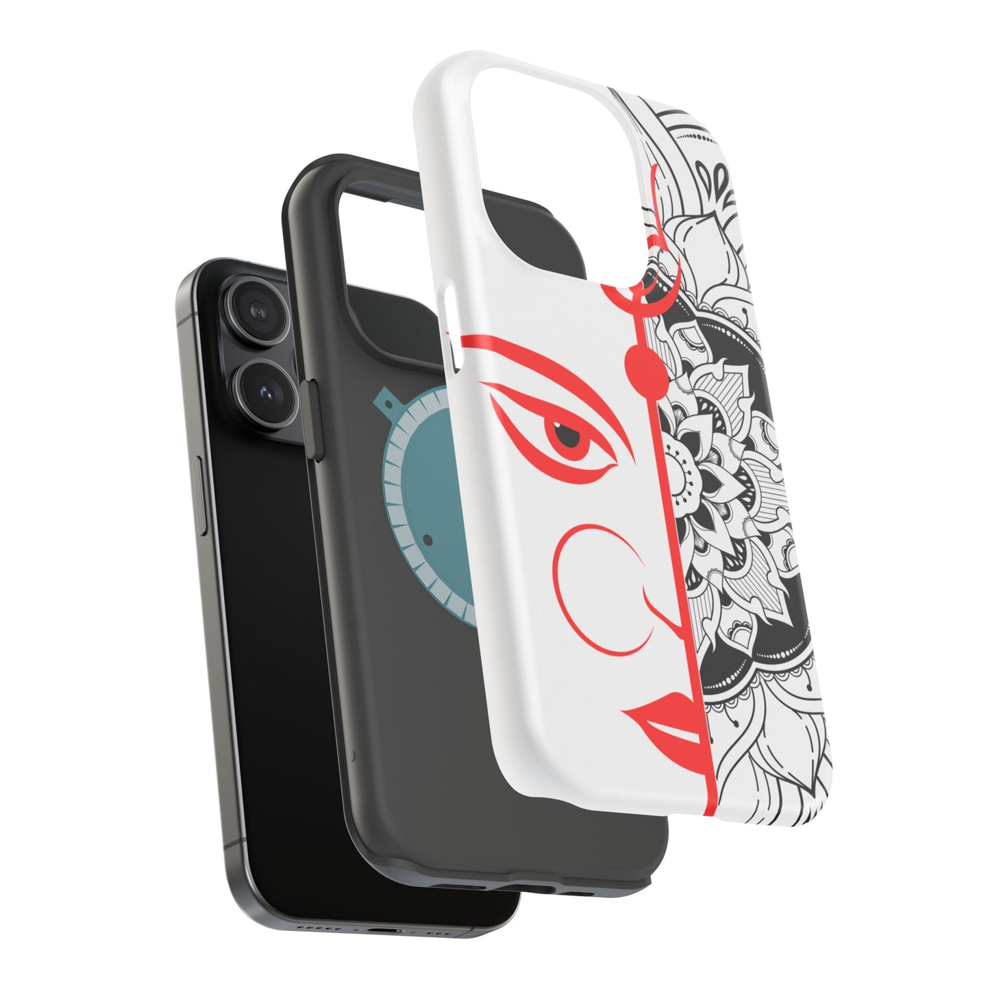 Goddess Durga Mata w/Manala MagSafe® Compatible Tough Case for iPhone