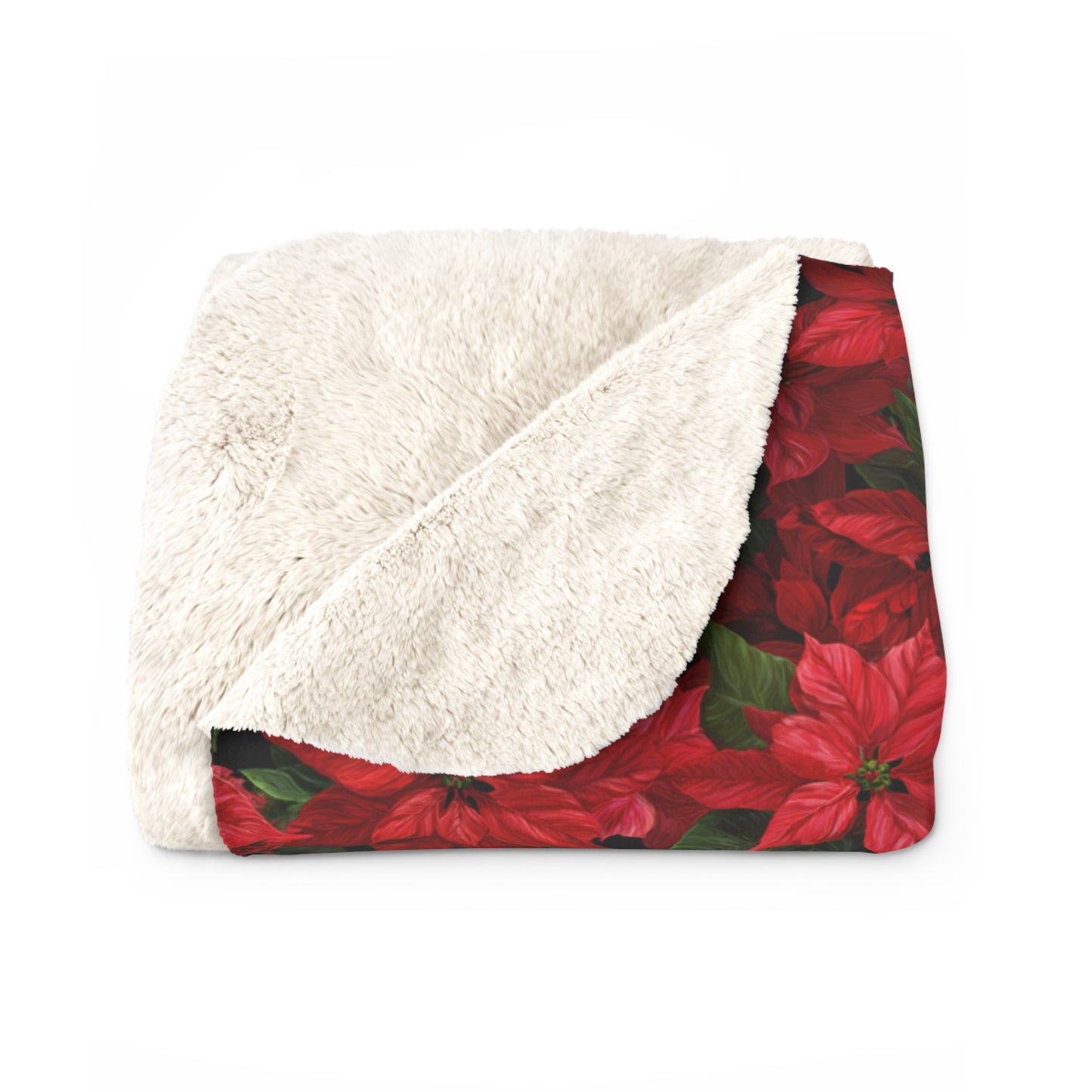 Crimson Noel Fleece Blanket