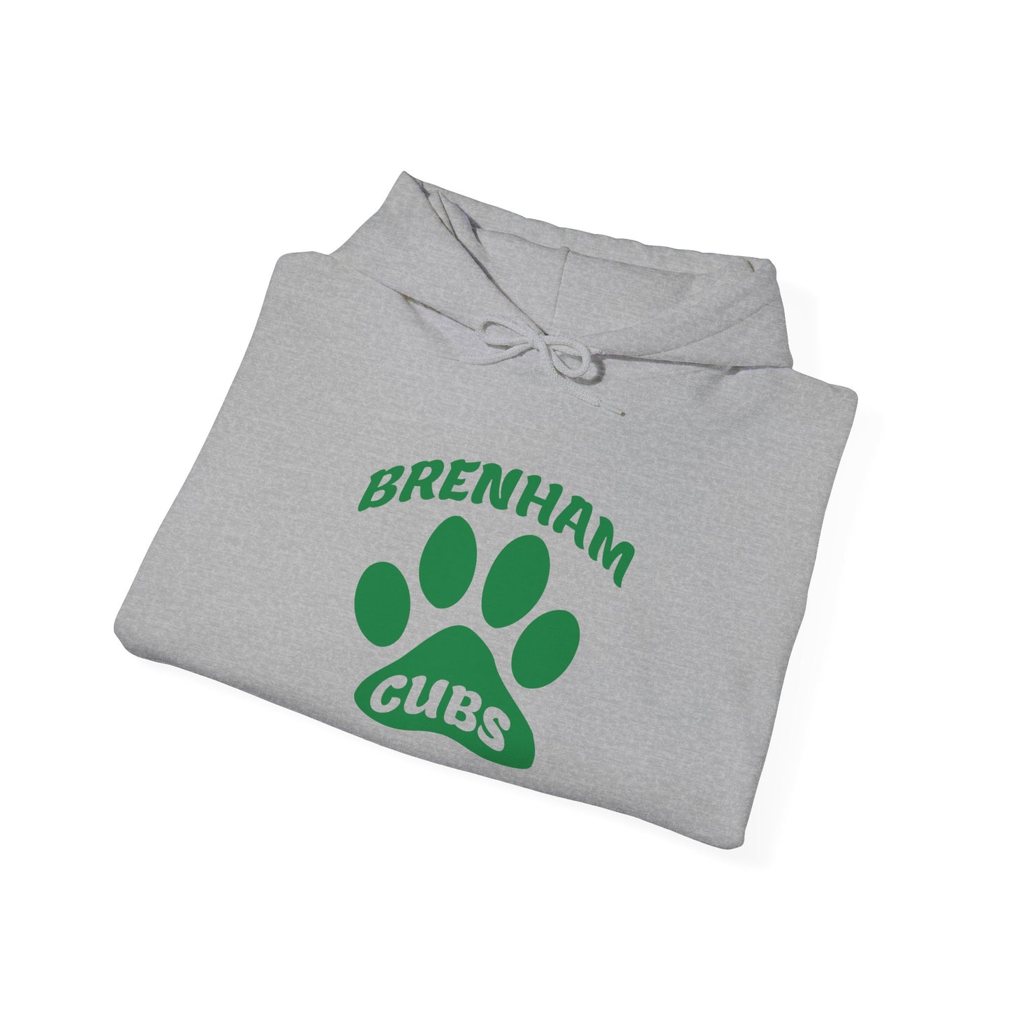 Brenham Cubs Paw Print Adult Heavy Blend™ Hooded Sweatshirt