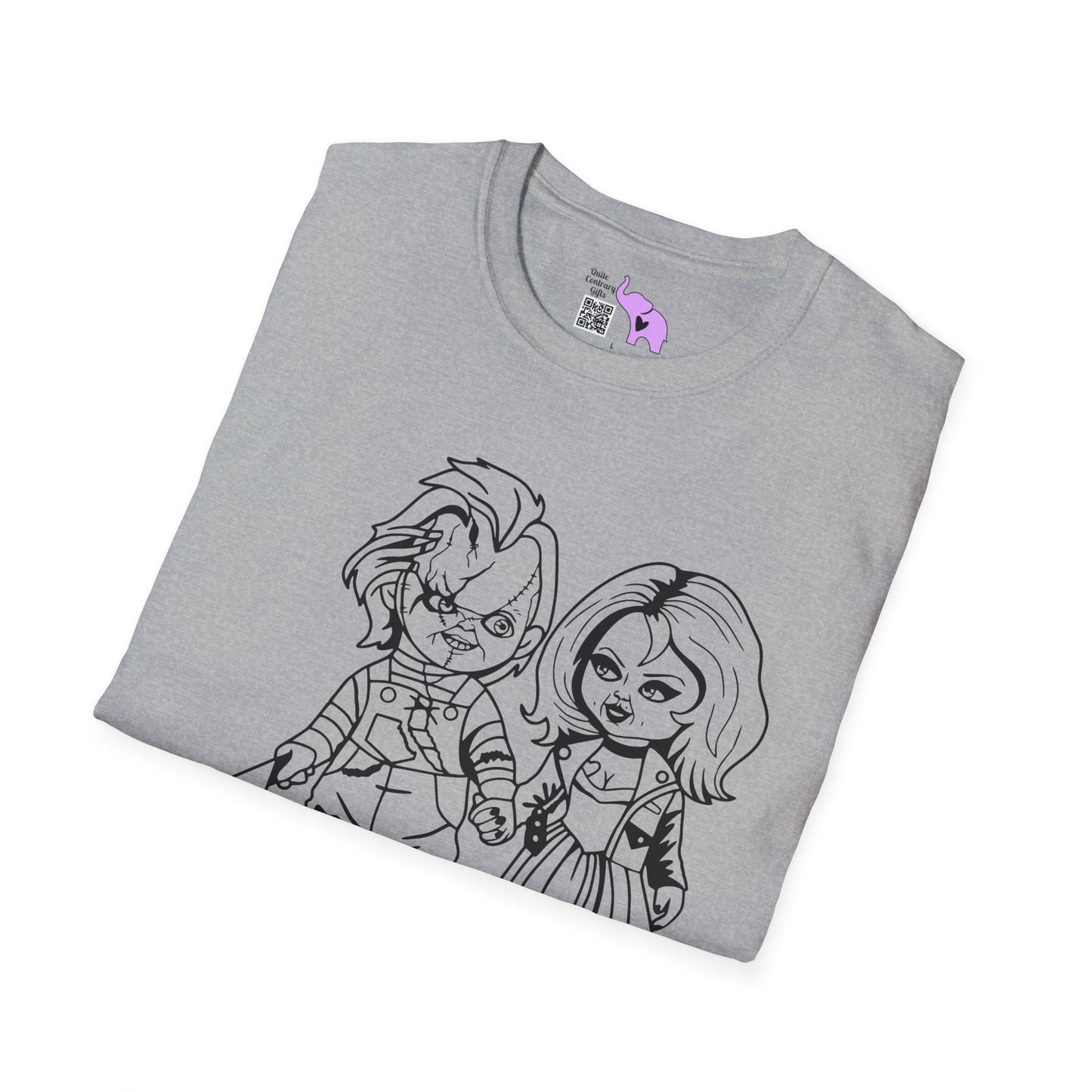 Chucky with His Bride Adult T-shirt