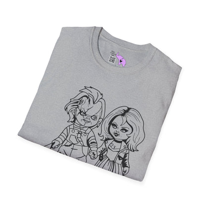 Chucky with His Bride Adult T-shirt