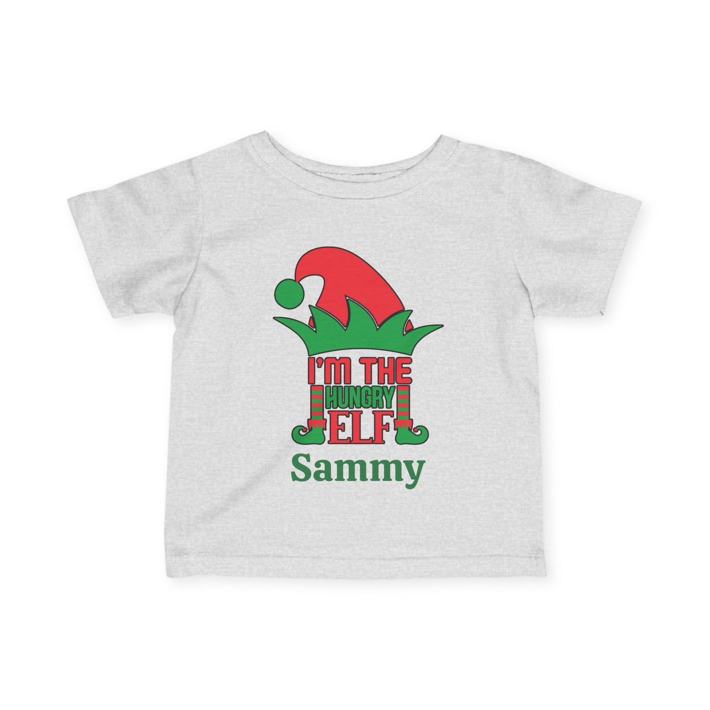 ""I'm The Hungry Elf Personalized Infant Soft T-Shirt