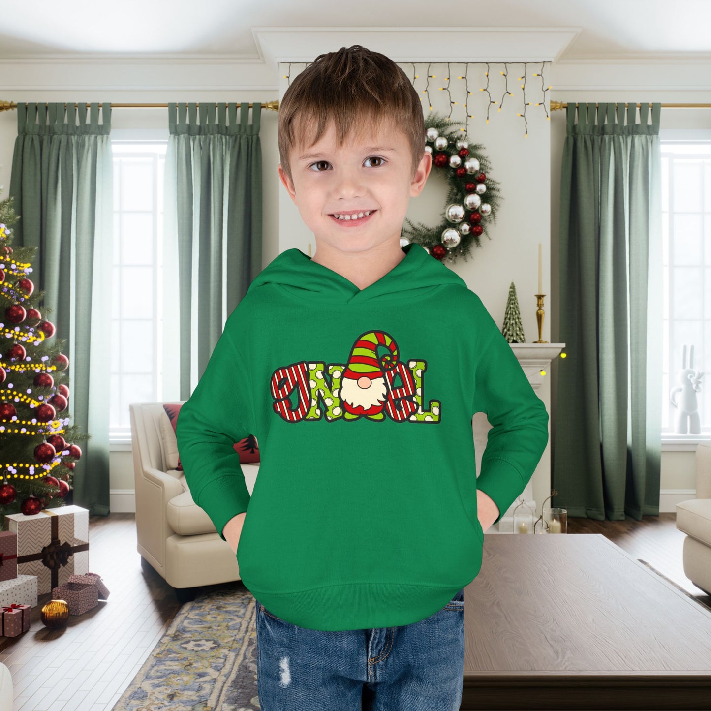 Gnoel Toddler Pullover Fleece Hoodie