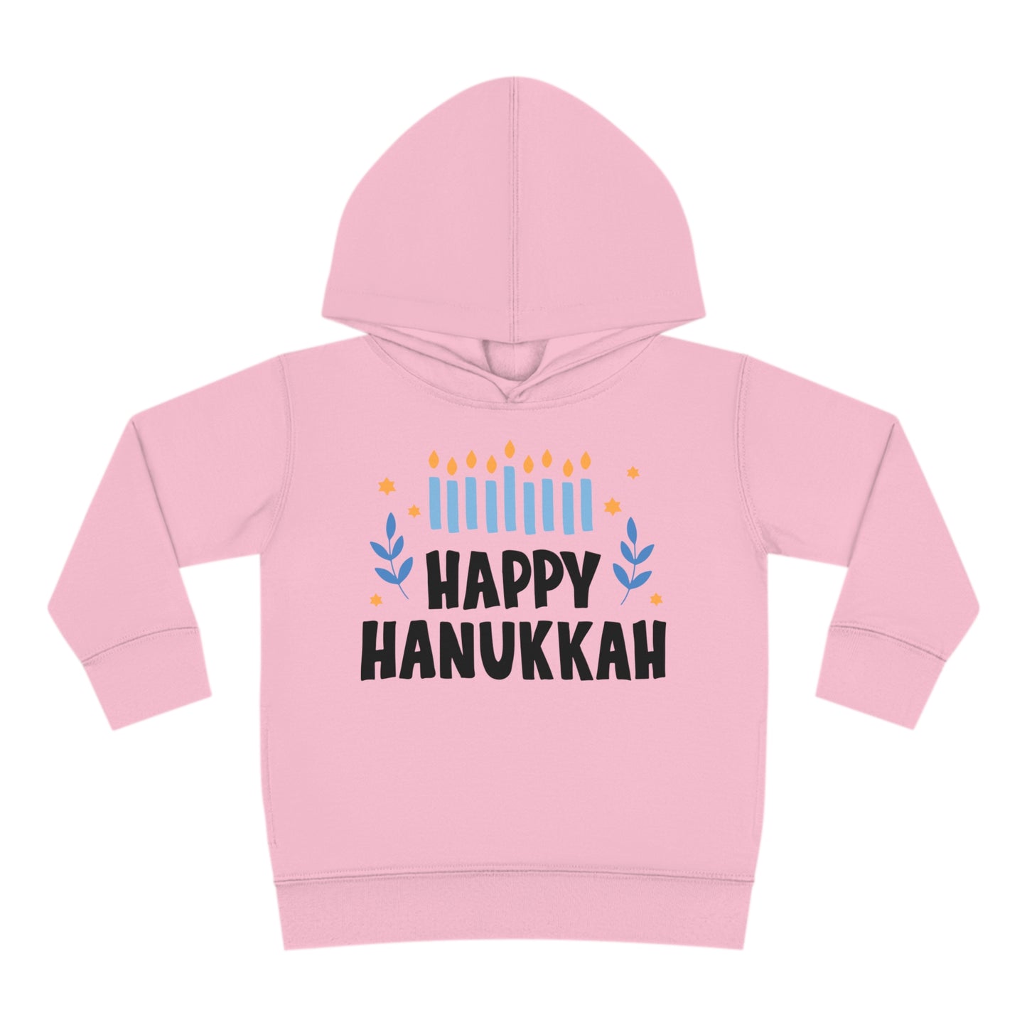 Happy Hanukkah 5 Toddler Pullover Fleece Hoodie