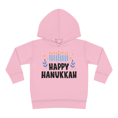 Happy Hanukkah 5 Toddler Pullover Fleece Hoodie