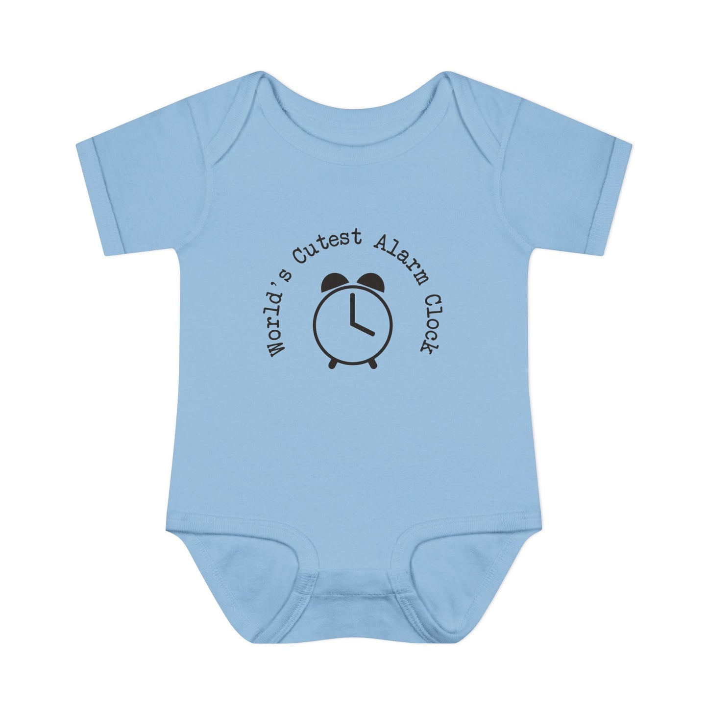 World's Cutest Alarm Clock Infant Onesie