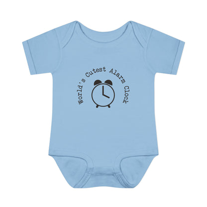 World's Cutest Alarm Clock Infant Onesie