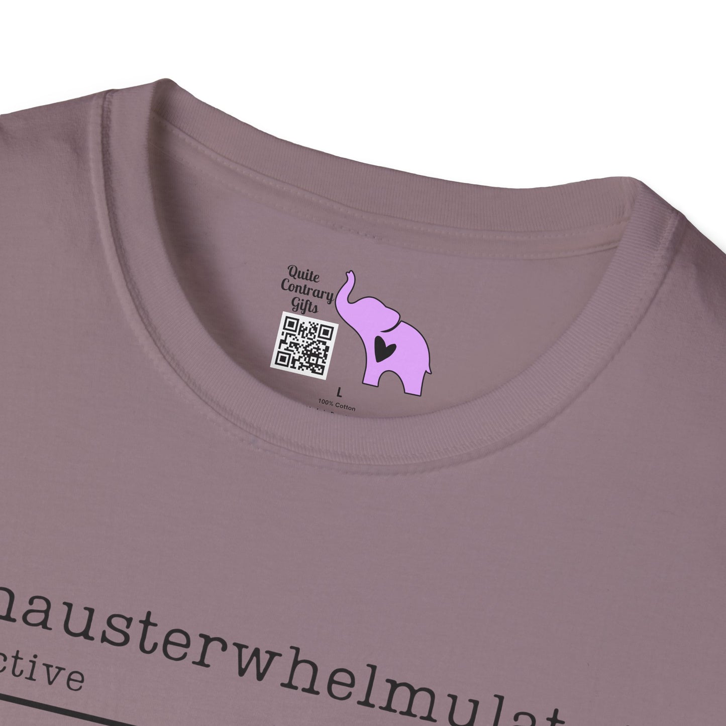 Exhausterwhelmulated Definition Adult T-shirt
