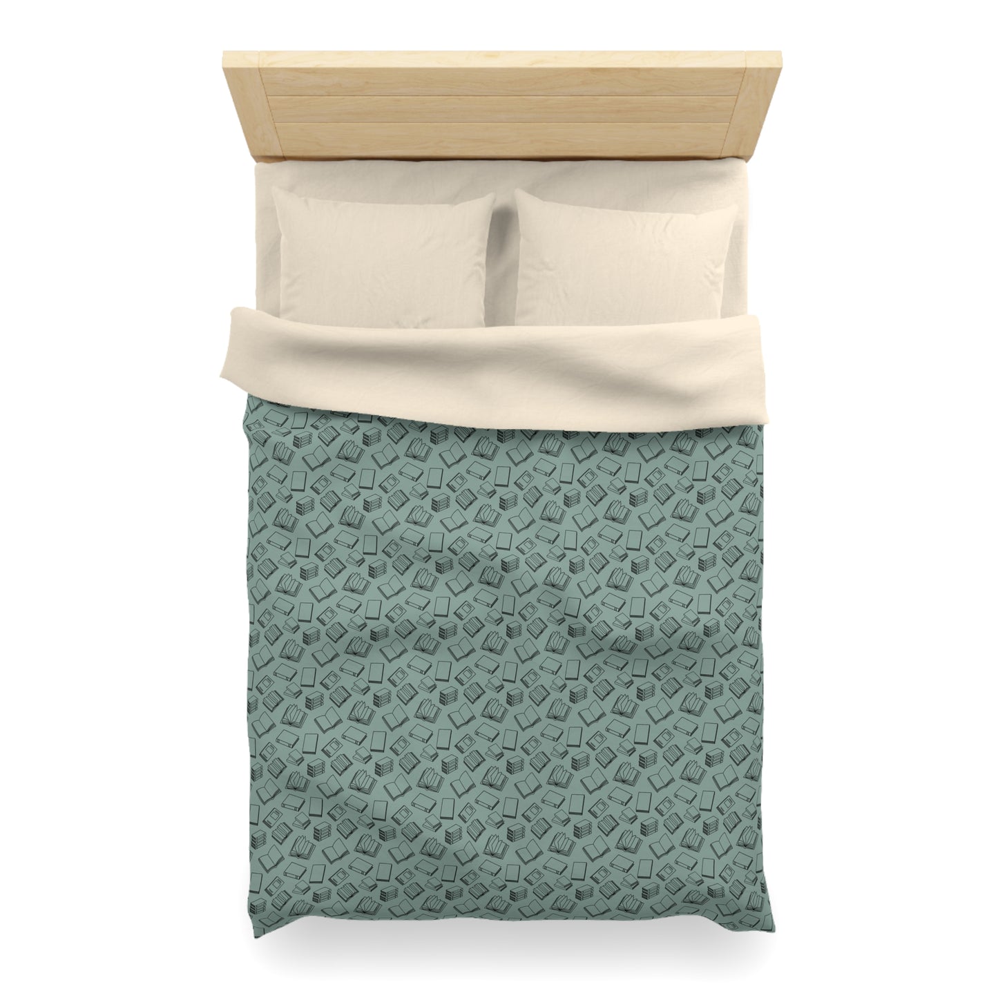 Books Books Books Microfiber Duvet Cover
