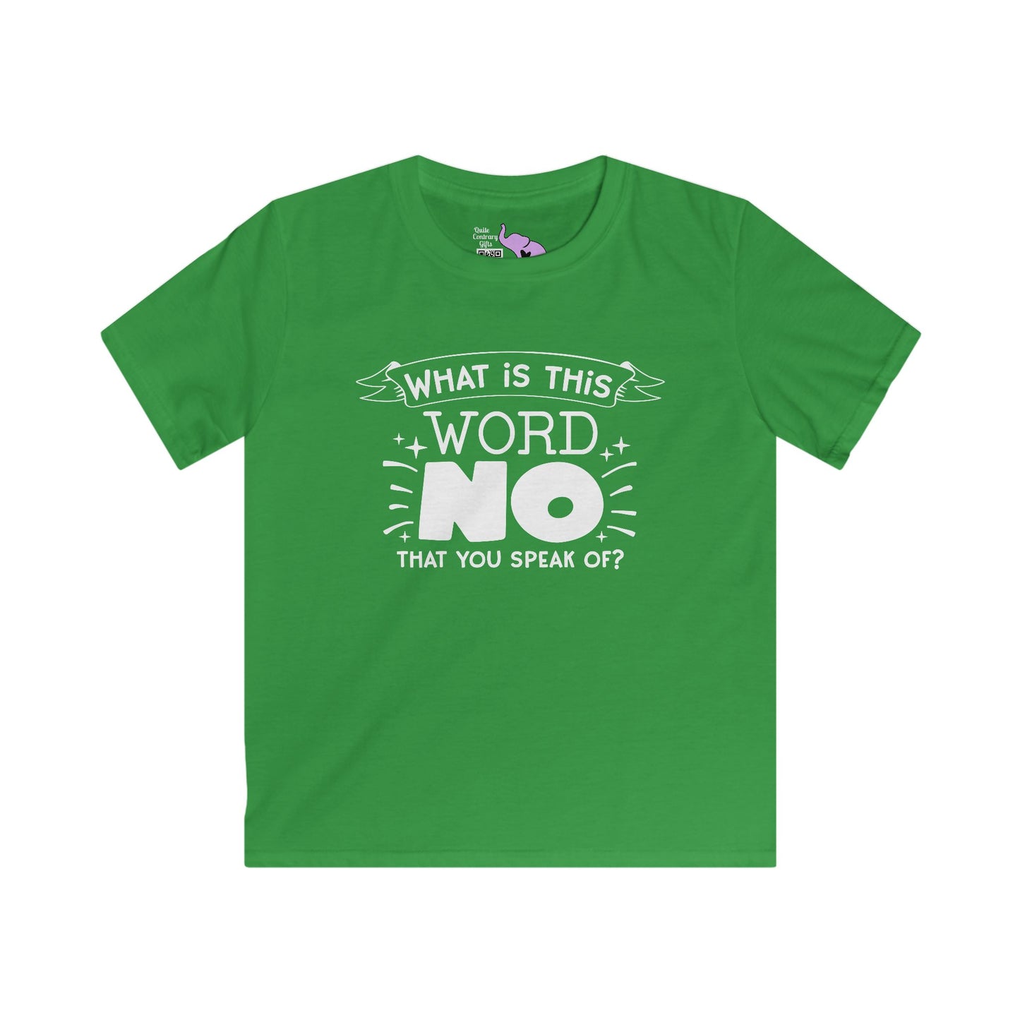 What Is This Word No That You Speak Of? Youth Softstyle Tee